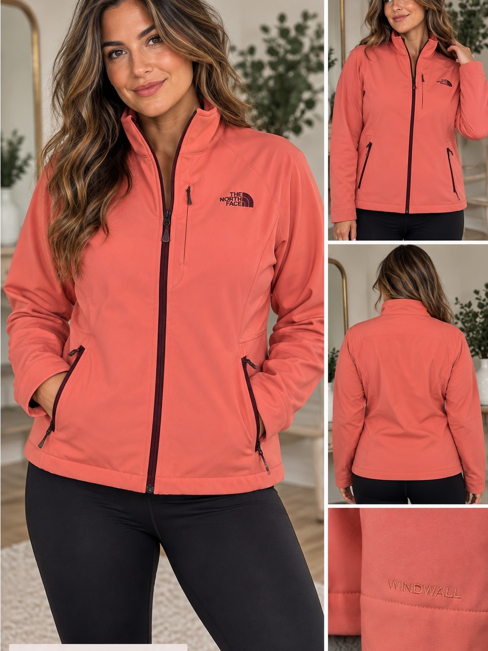 The North Face Women's large Coral WindWall Utility Jacket